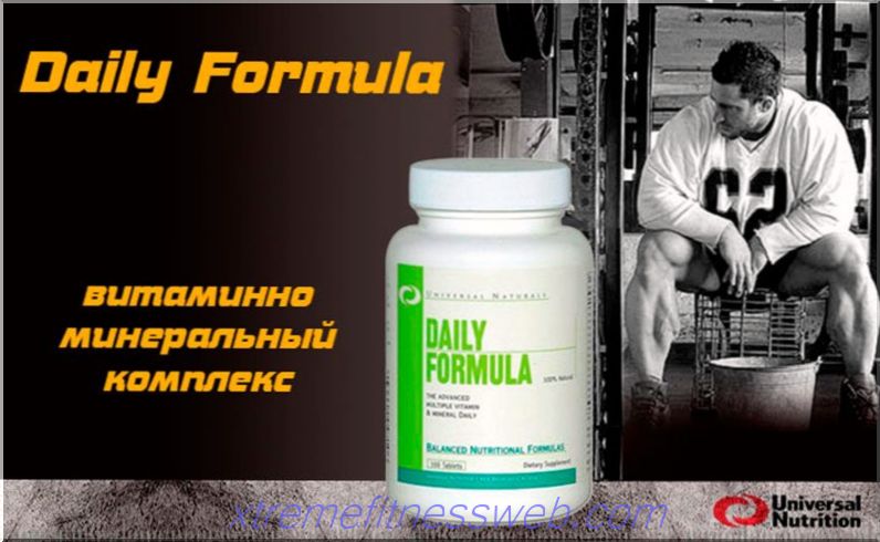 universal formula daily formula: how to take, composition
