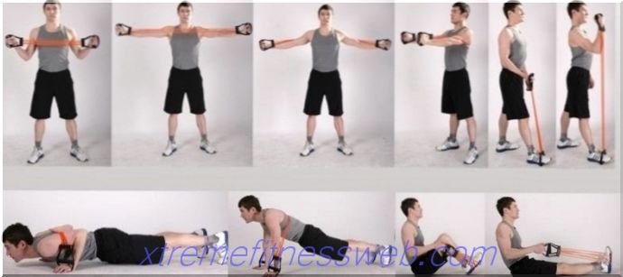 exercises with an expander at home, for men and women