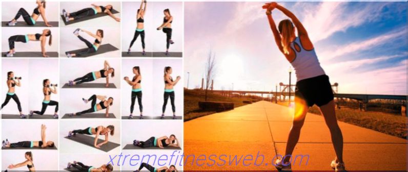 a set of exercises for morning exercises, for women and men