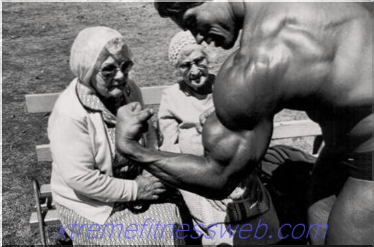 vi bygger biceps "i henhold til opskriften" af Arnold Schwarzenegger