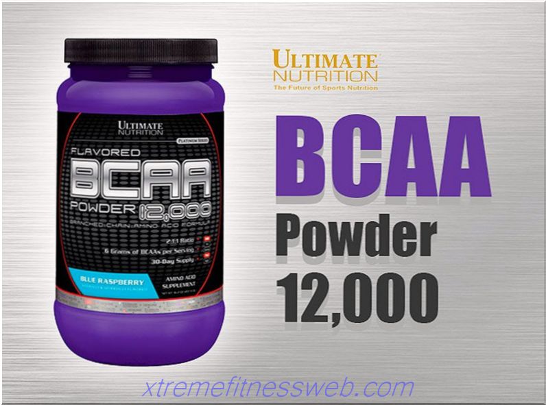 bcaa 12000 pulver fra ultimativ ernæring: hvordan man tager, sammensætning