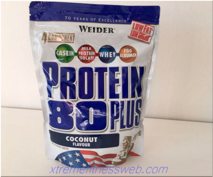 protein 80 plus fra weider: hvordan man tager, sammensætning, anmeldelser