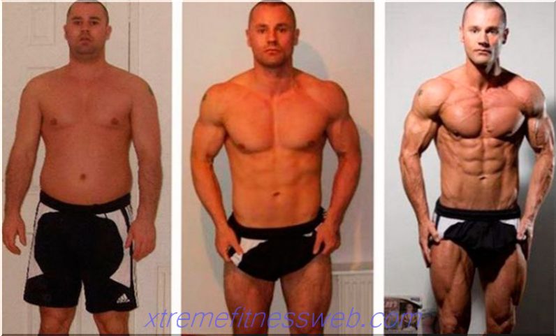kropstørring til mænd: træningsprogram og ernæring